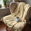 Beach Teddy Bear Quote Soft Flannel Blanket Breathable Warm Throw for Office Car Sofa Kids Room Birthday Xmas Gift