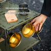 Folding Aluminum Camping Picnic Shelf with Triple Storage 