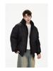 Herren Winter Kapuzen-Faux-Zweiteiler Fliegerjacke - Trendiger Patchwork Baseballmantel