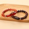 Braccialetto con Perline di Cristallo di Agata Geometrica con Design Artigianale per Accessorio Moda Unisex