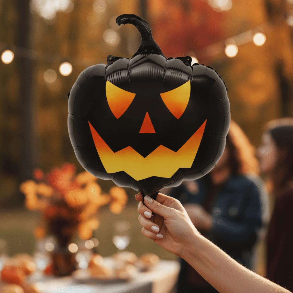 Skulls Halloween Balloons Black Pumpkin Pumpkin Head Balloons Pumpkin Balloons Outdoor