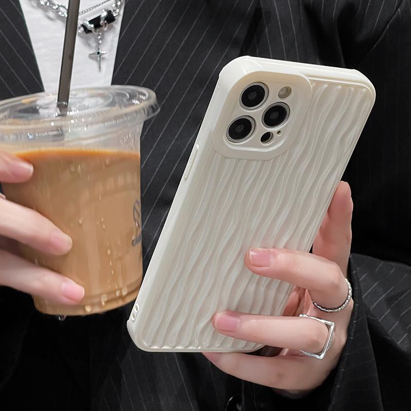 Simple Water Ripple Pattern Design Phone Cover For For Iphone Air 11 12 13 14 1 16 17 Pro Max XS XR X Case