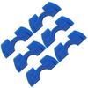 6Pcs Rubber Damping Cushions Spacer Vibration Damper Electric Scooter Shake Reducers Front Fork Damping Rubber Pad