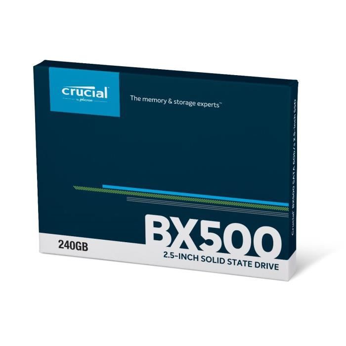 Crucial Internal SSD - BX500 - 240GB - 2.5 (CT240BX500SSD1)