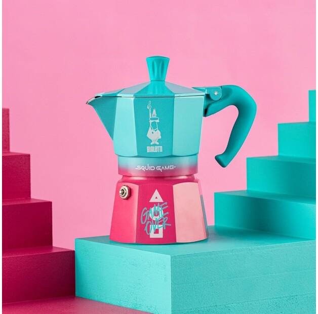 Кофеварка Bialetti Moka Express Squid Game 3 чашки (5391)