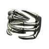 Adjustable Open Ring With Vintage Bone Claw Design Punk Gothic Style Copper Jewelry Men Women
