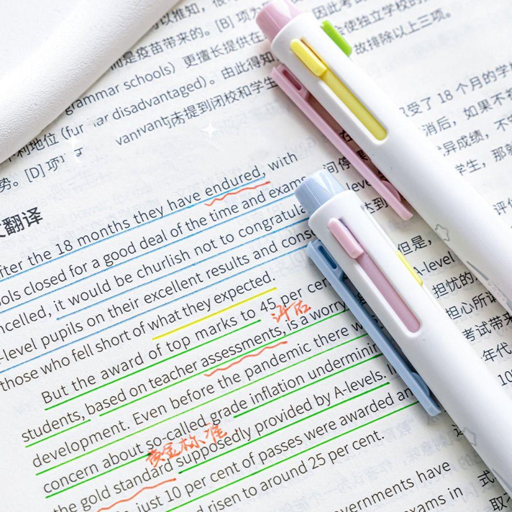 0.5mm Lead Core Four-colors Gravity Pen Gravity Sensor Roller Ball Pen Classification Notes