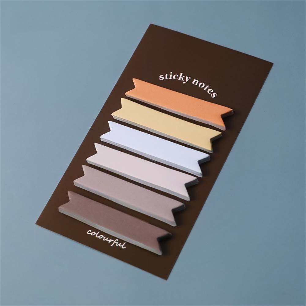 Office School Supplies Page Markers Sticker Paper Flags Tabs Memo Pads Morandi Color Sticky Notes