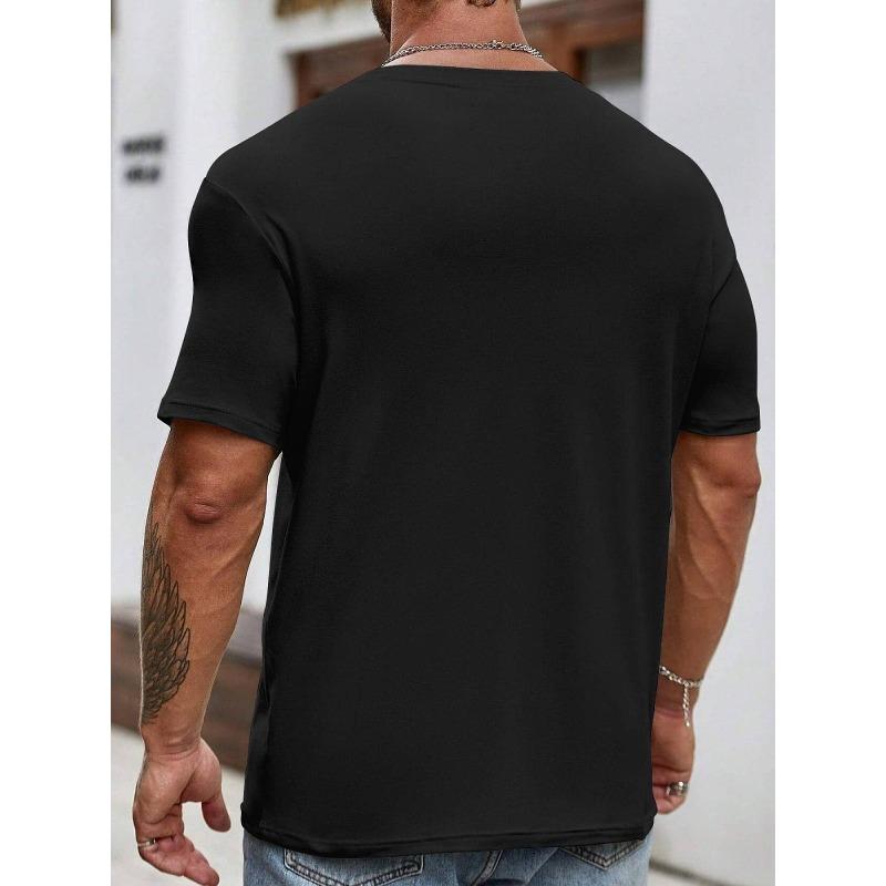 European Size New Trendy Summer Vibes Men''s T-Shirt Tropical Island Paradise with Palm Trees And Sunset Design Perfect for Beach Days Warm Weather