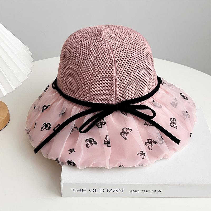 2025 New Big Eaves Bucket Hat Summer Sunscreen Sunshade Sun Hat Outdoor Foldable UV Protection