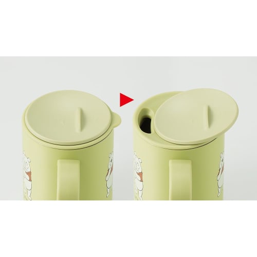 Skater Stainless Steel Mug with Lid, Vacuum Insulated, Double-Layered Wall, Disney Winnie the Pooh Design, Muted Colors, 330ml, STMG4N-A