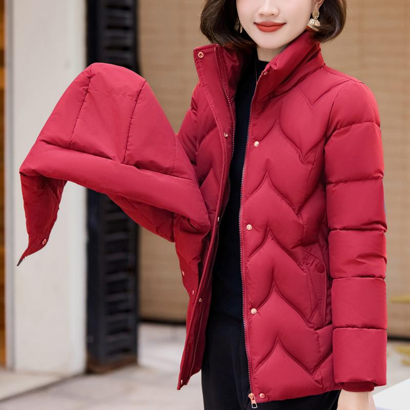 Nadměrné velikosti XL-6XL Zimní bundy Dámské svrchní oblečení S kapucí Hřejivé Ležérní Zimní kabát Dámské parky