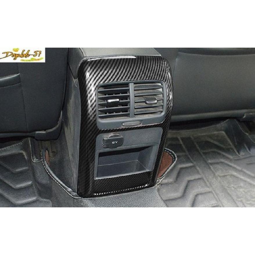 Carbon Fiber Rear Air Outlet Vent Cover Trim For Volkswagen Jetta Mk6 2012-2014
