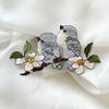 1Pc Bird Patch Cartoon Cloth Sticker DIY Clothing Decoration Faishon Flower Patch Embroidered Cheongsam Patch