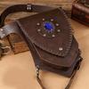 Medieval Vikinges Pirate Leather Drop Leg Bag Halloween Cosplay Costume Accessory Renaissances Belt Pouch Fanny Pack