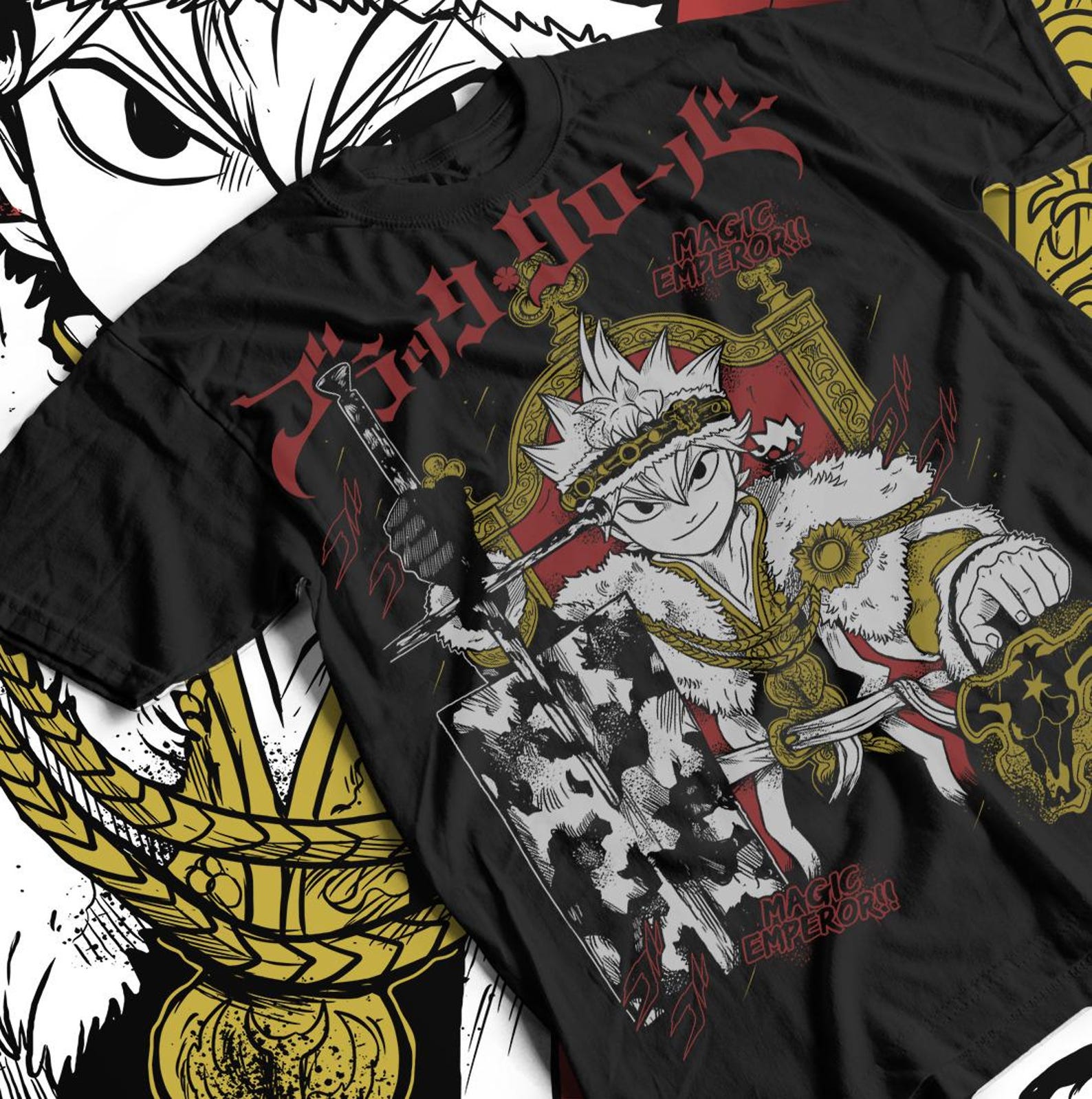 Anime Manga Design T shirt | Manga Art Graphic Tee S