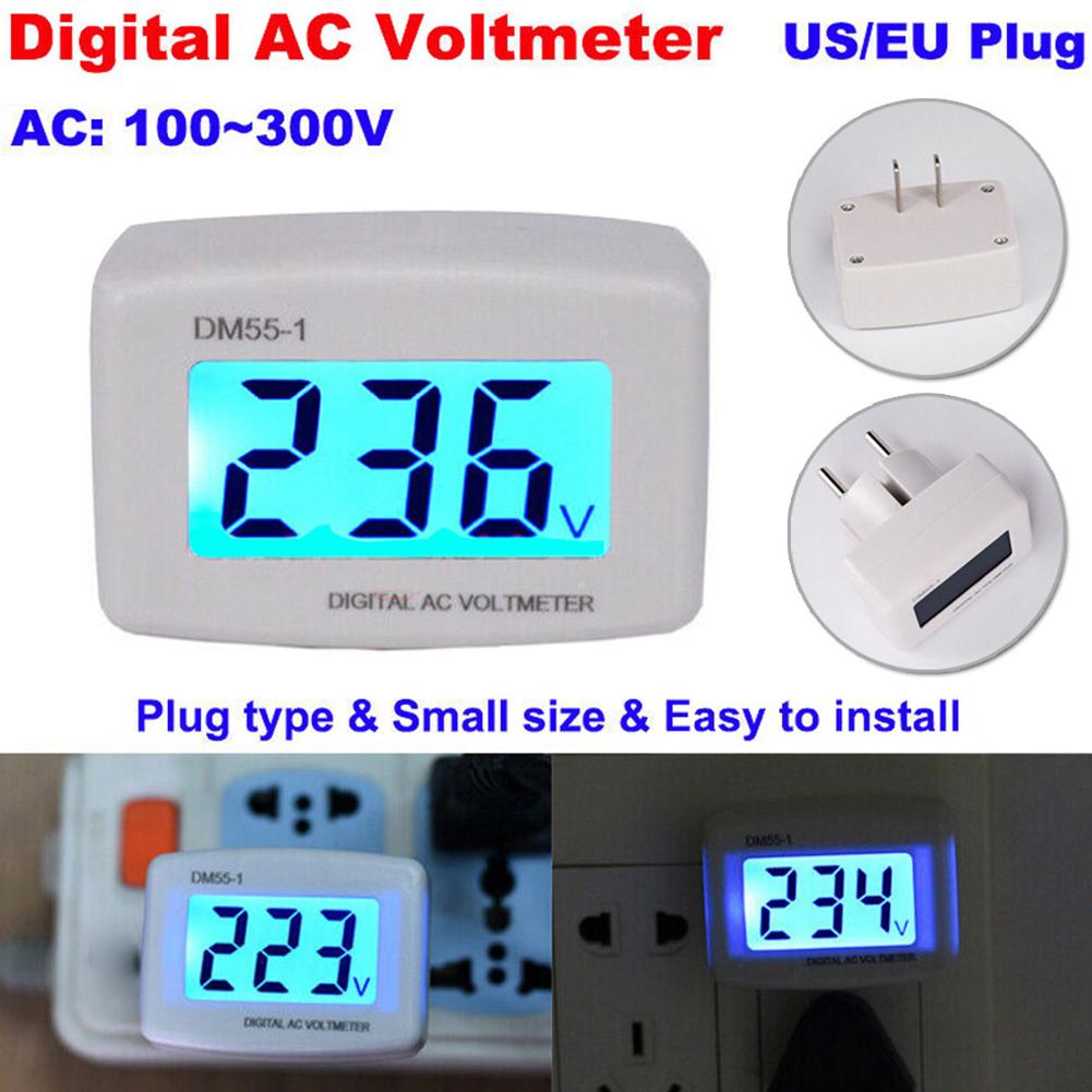 Digital Voltmeter ABS AC Voltmeter Household Voltmeter Monitor
