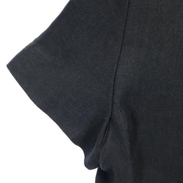 Kriziapoi Vyrobeno v Itálii Lněné Jednodílné s krátkým rukávem 42 černá Dámské Použité