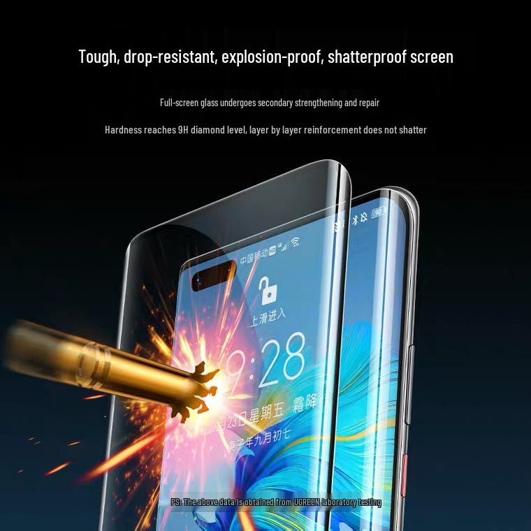 Huawei Mate40 Pro/P30/Nova 9/Mate50/Honor 80 Tempered Glass Full Screen Protector