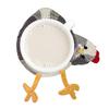 Chicken Fun Cup Mat Home Dining Table Knitted Cup Mat Crochet Drink Coasters for Kitchen Desk Home Bar Coffee