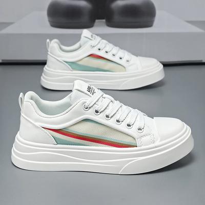 Fashion White Mens Sports Shoes Men Skateboarding Shoe Outdoor Running Sneakers Platform Casual Shoes Breathable Light Walking Shoes