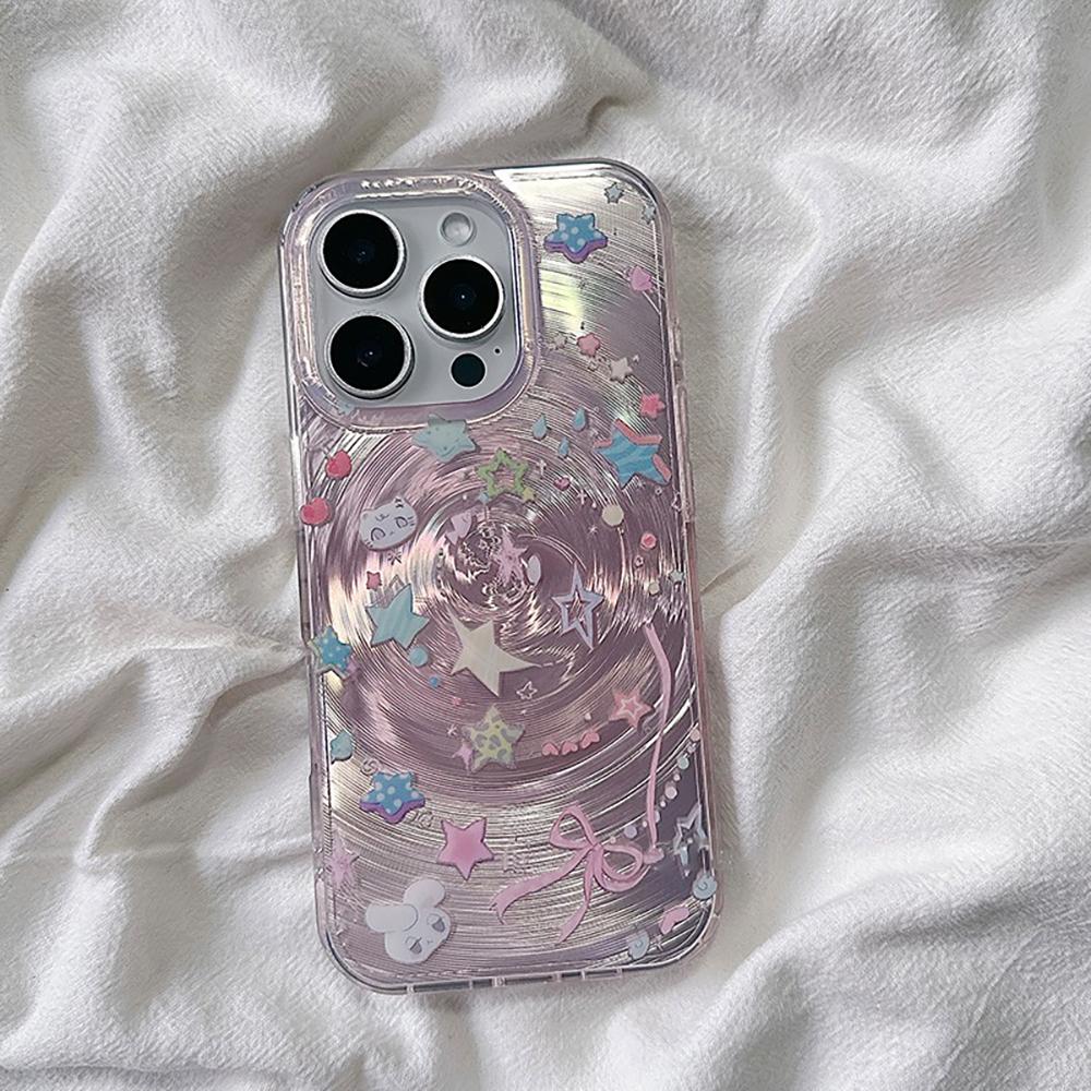 Duho-lesklý kryt na telefon pro iPhone 11 13 14 15 16 17 Pro 17 13 14 15 Pro Max Vysoká kvalita Fantasy Květinový styl Plná ochrana Skořepina