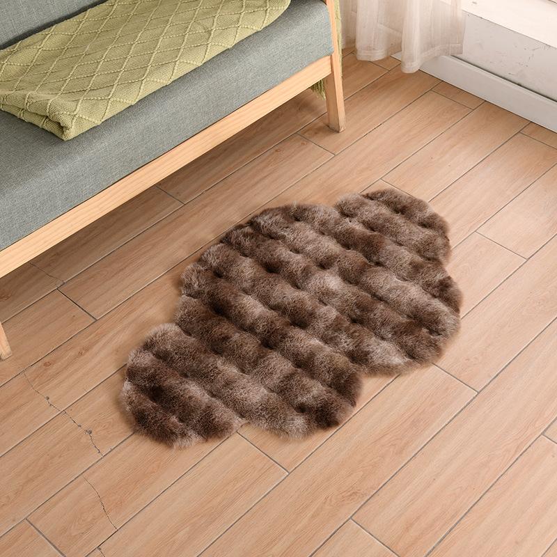 

Плюшевый ковер с градиентом тай-дай, современный скандинавский диван для гостиной, журнальный столик, моющийся пушистый мягкий ковер 60*90cm