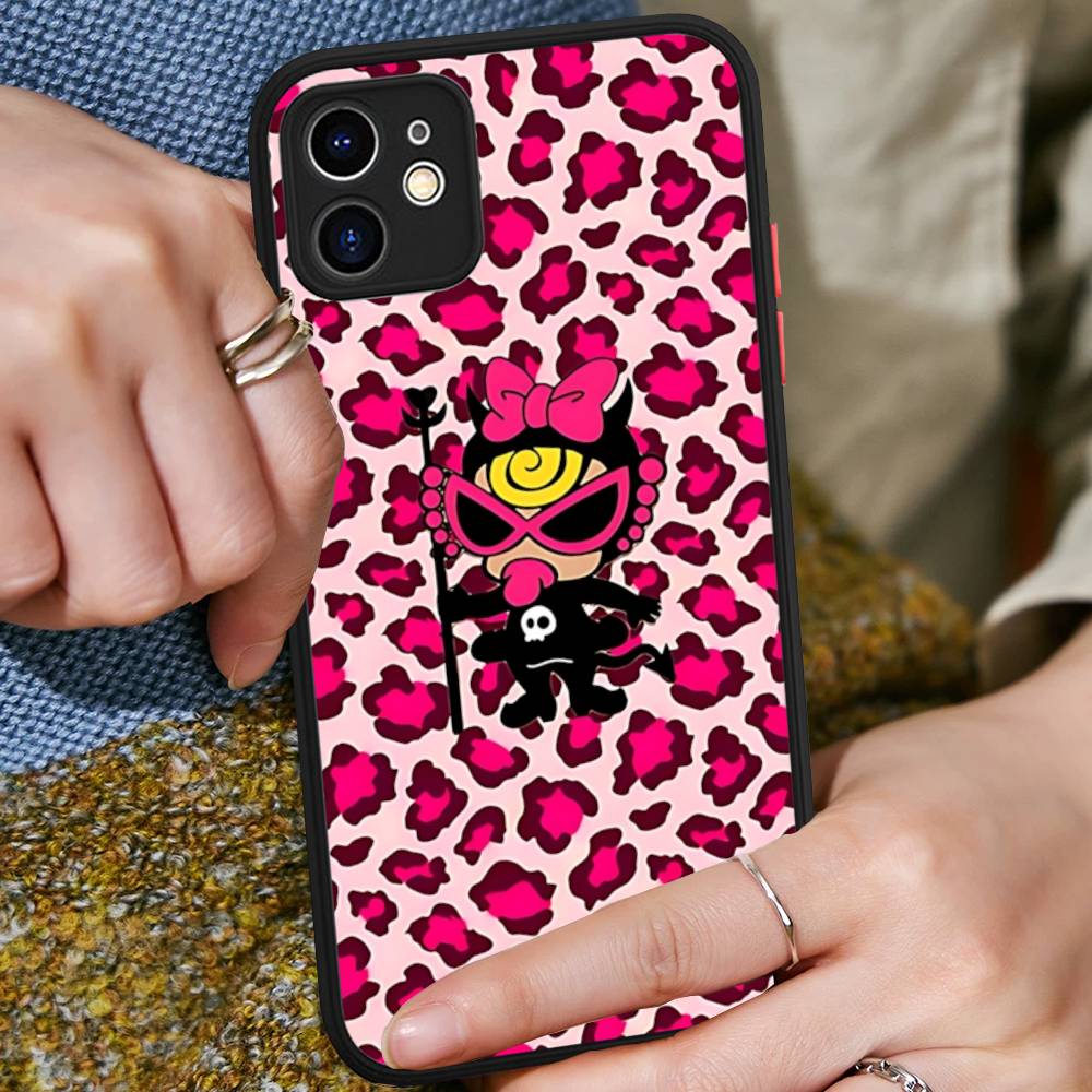

Classic H-Hysteric Popular Brand M-Mini Matte Translucent Phone Case For Iphone 16 ProMax 15 14 13 12 11 X XS PRO Plus iphone 13 pro