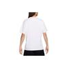 Nike Men's Solid Color Loose-Fit White T-Shirt
