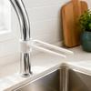 No-Drill Dishcloth Drying Holder Adjustable Kitchen Towel Rack Space Saving Drying Organizer  Sink