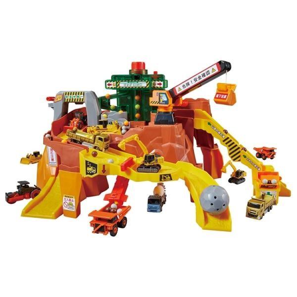 

Japan TOMY Tomica Police Fire EMS Slider Parking Construction Site Rocky Construction Site