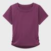 2024 Women's Summer Hot Girl Short-Sleeve Slim Fit T-Shirt with Back Hollow and Pleated Waist Design