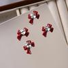 50Pcs Nail accessory - bow-shaped Nail accessory -shaped resin bow for nails Nail accessory