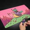 Cute Cartoon Goblin Snail Rider Mouse Pad Playmat 24"X14" MTG TCG Office Desk Mat for Work Game PC Laptop Rug Carpet MousePad