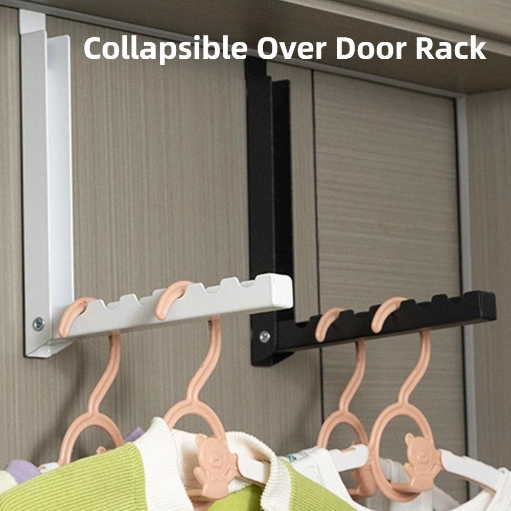 Creative Drying Laundry Rack Space-Saving Door Organizer Rack Over-Door Coat Rack  Closet