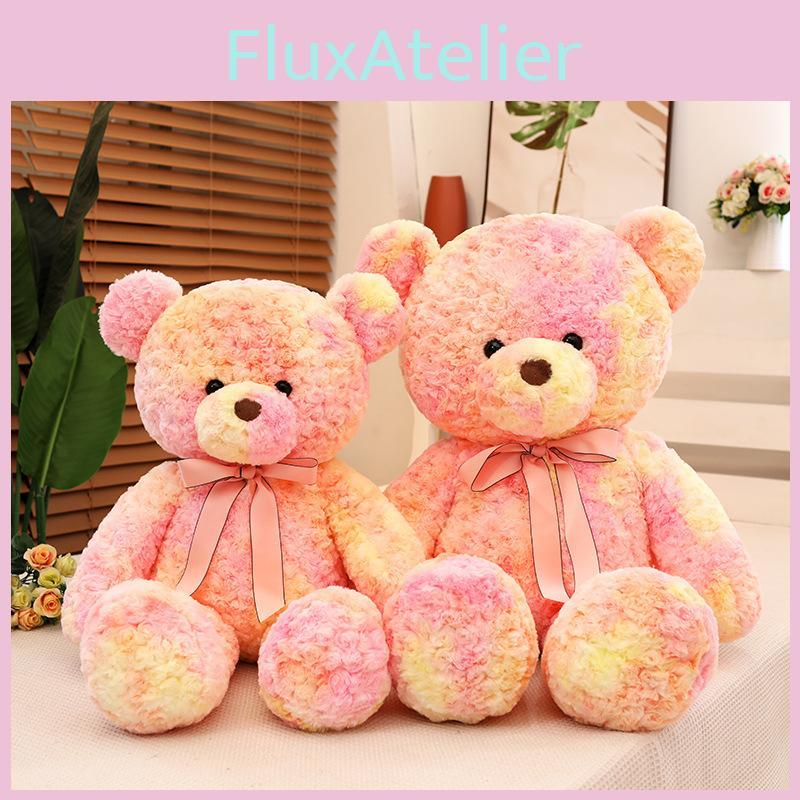 Pink Rose Cuddly Teddy Bear Plush Stuffed Animal For Children Presents Birthday