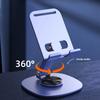 Foldable Metal Phone Stand - 360° Rotating Compact Holder for Smartphones, Tablets, Office & Travel Accessory