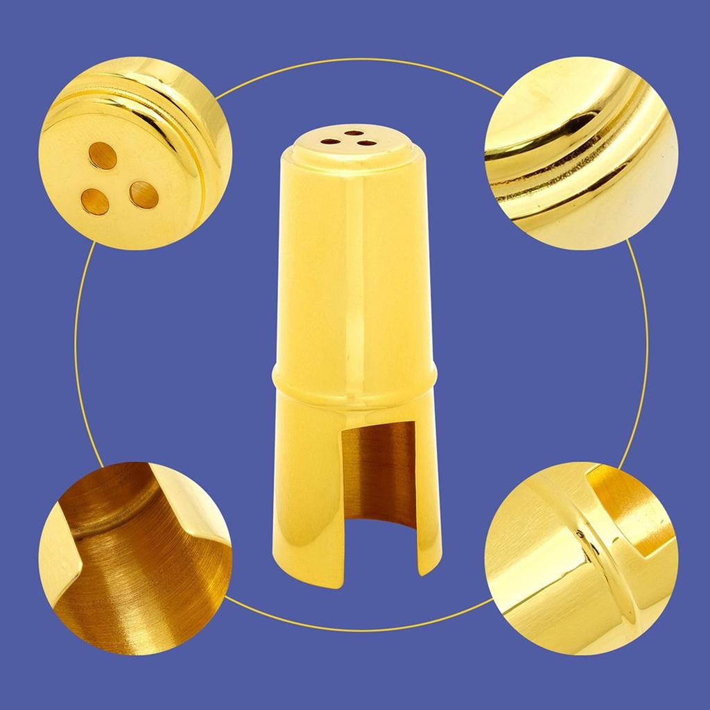Mouthpiece Accessories Protective Cap Saxophone Head Cover Wind Instrument Hat Headgear Metal Saxophone Mouthpiece Cap