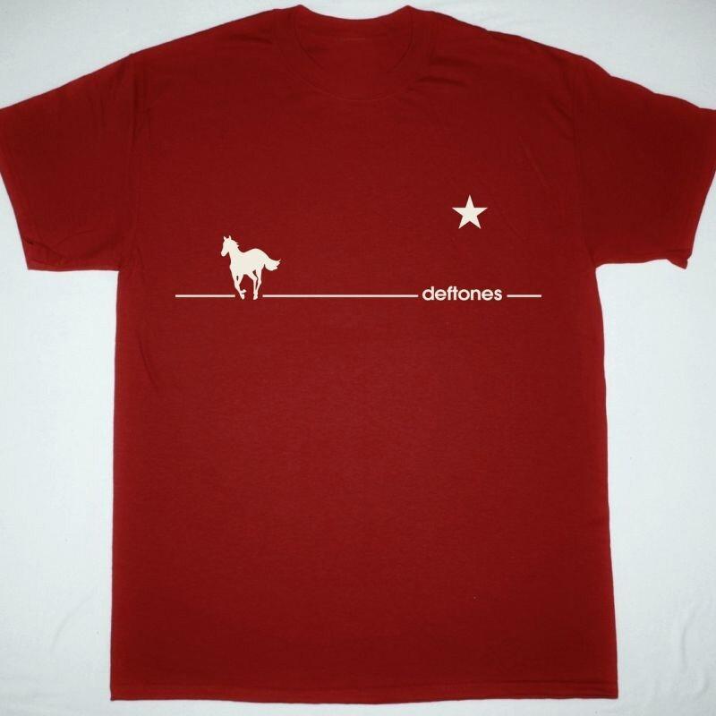 Vtg Deftones White Pony Heavy Cotton Red Full Size Unisex Shirt Unisex T-Shirt