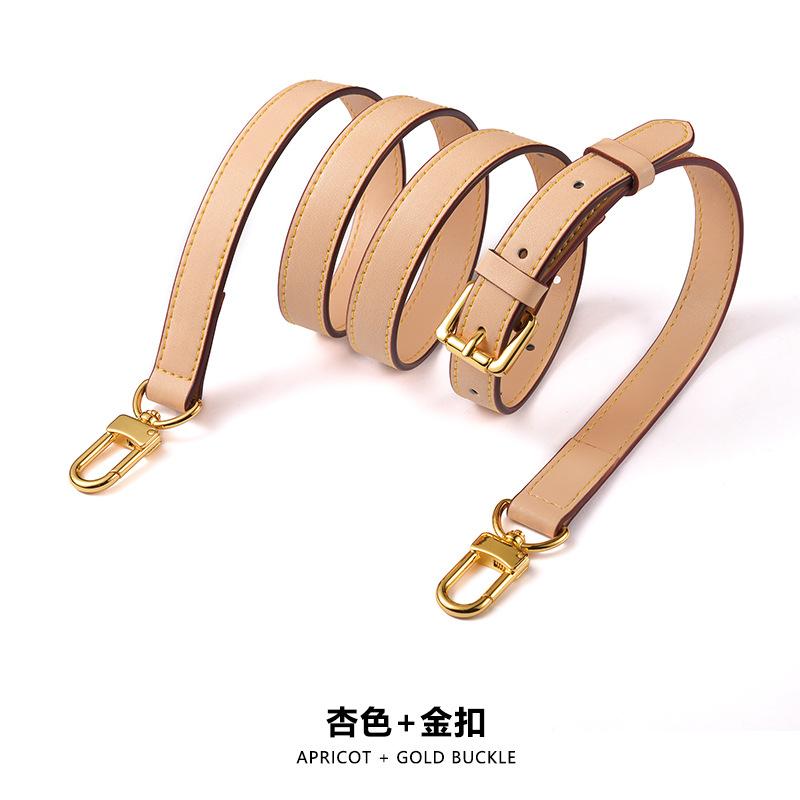 New Plain‑Textured Leather Wide Bag Strap Adjustable Replacement Shoulder Crossbody Belt Detachable Single Purchase Handbag Accessory