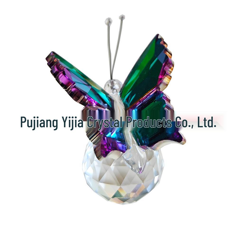 3D Crystal Butterfly Ornament for Home Decor