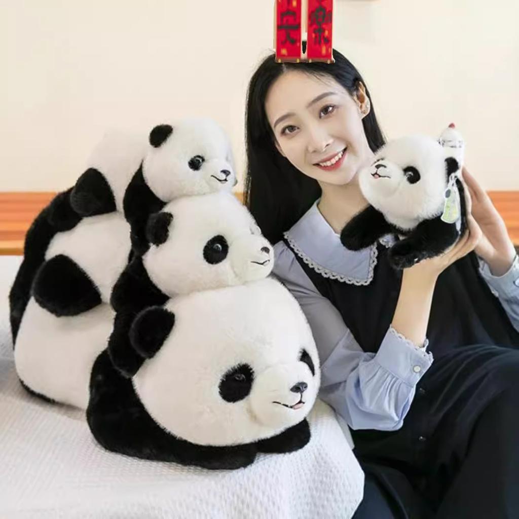 Stupid Panda Doll Plush Toys Girl Hug Bear Doll Sleeping Pillow Rag Doll Children Gift Boy