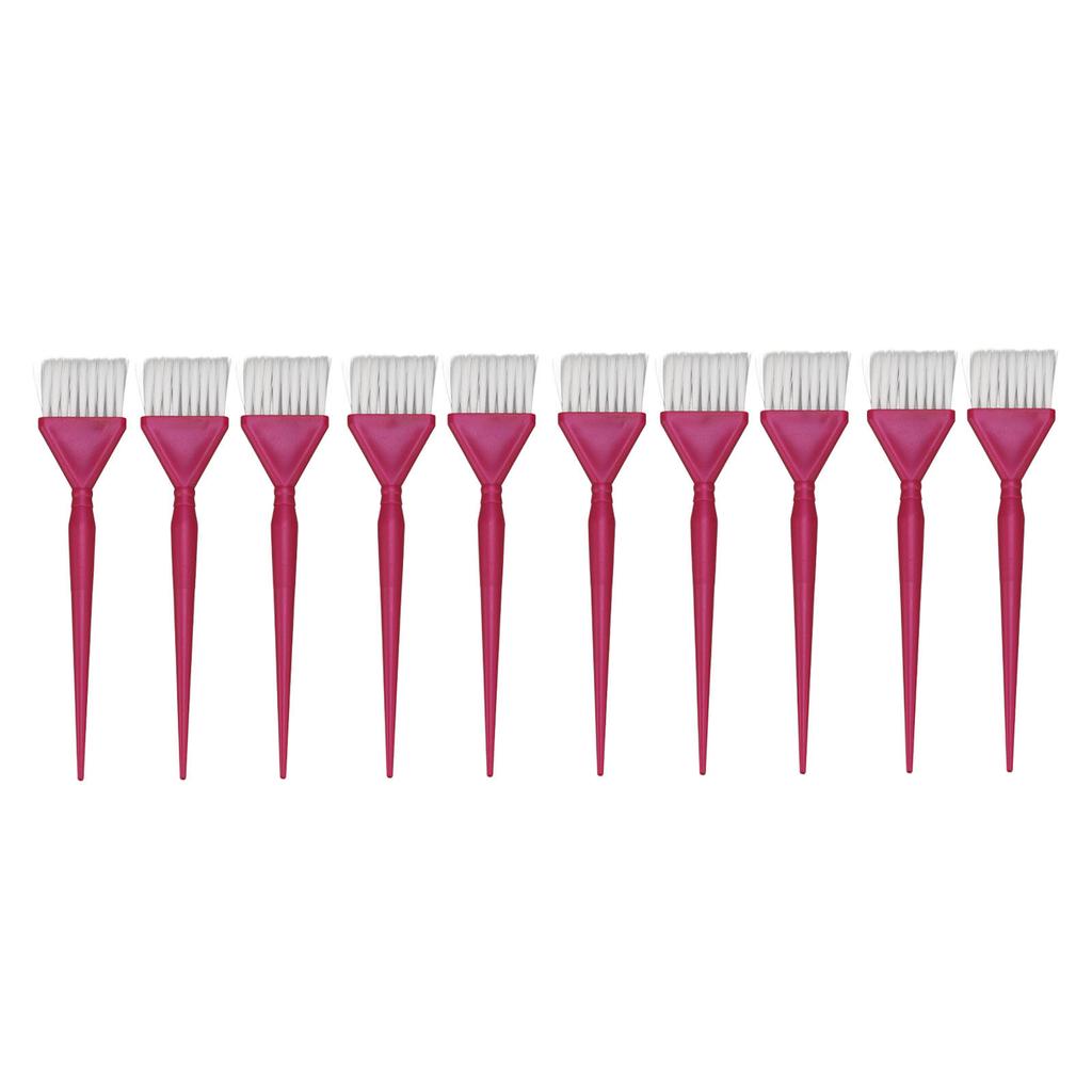 Conjunto de 10 Pincéis para Coloração de Cabelo Cabo Ergonômico Aplicador de Tinta Pincel para Tintura de Cabelo para Salão de Beleza S