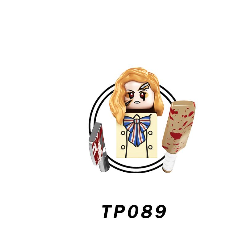 TP1011 Halloween Horror Series Building Blocks Slender Terrfier Jason Bricks Figures Children Toys
