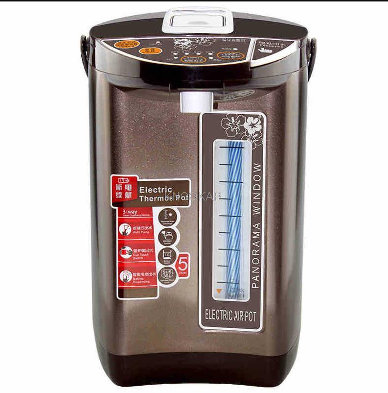 Термос-бутылка из нержавеющей стали, электрическая бутылка для воды, открывающийся электрический чайник, бытовой электрический нагреватель, чайник 6,8 л