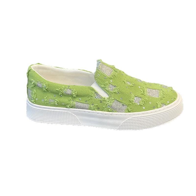 Summer Breathable Casual Shoes, Slip-on Thin Canvas Shoes, Lazy All-match Fashion Men's Shoes