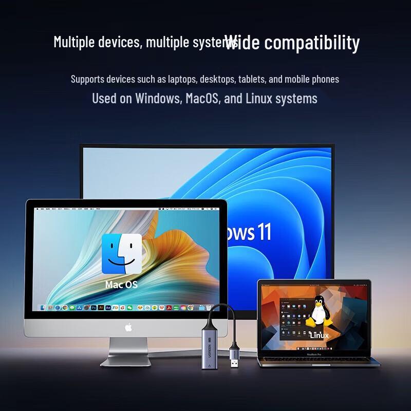 UGREEN USB-C to RJ45 2.5G Gigabit Ethernet Adapter