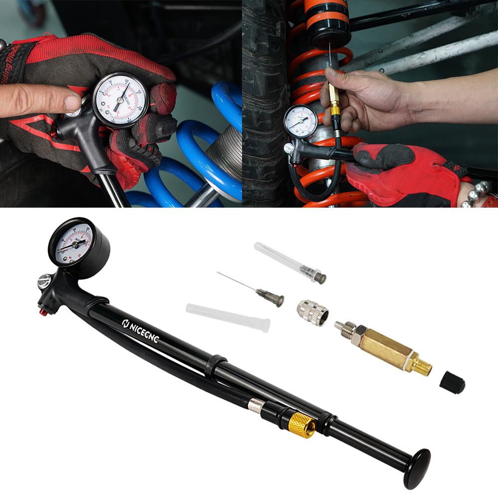 Luftpumpe Stickstoff Stoßdämpfer Nadel Für KTM Yamaha Honda Polaris RZR's Arctic 300psi Für Gabel Hinterradaufhängung Stoßdämpfer Fahrrad
