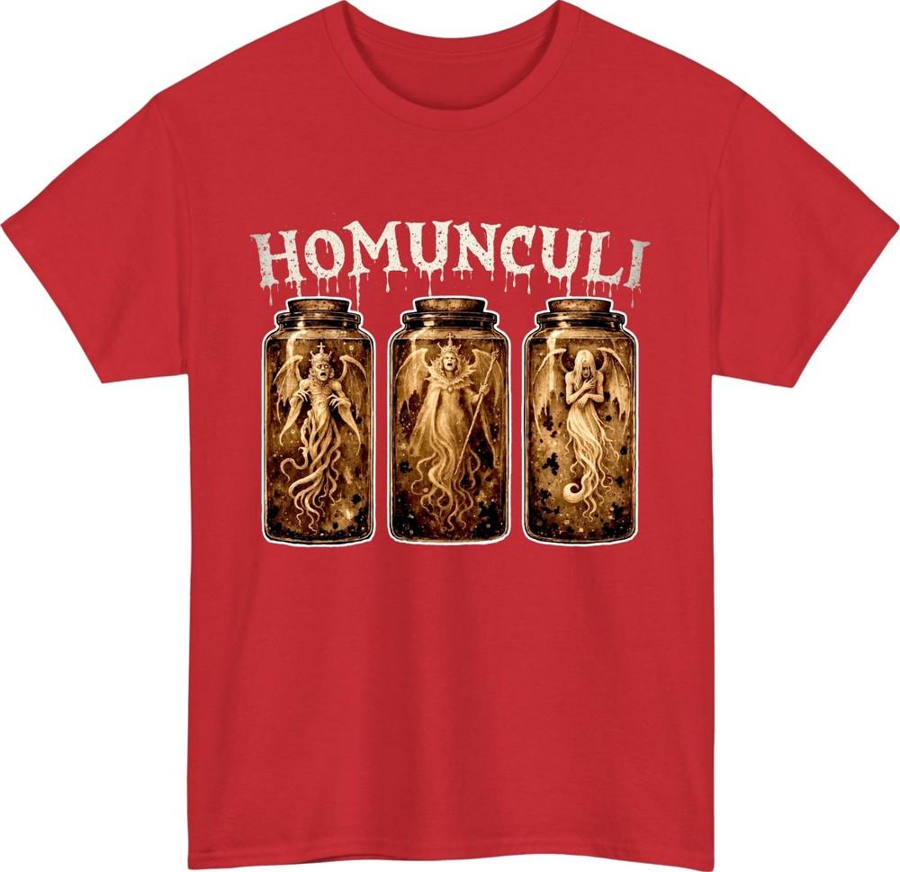 Homunculi Alchemist Jar Unisex TShirt Gothic Dark Fantasy Small Prophets Tee S