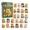 Acrylic Hanging Decorations Dog Advent Calendars 2026, Cute 24 Days Christmas Countdown Tree Pendant Calendar, 2D Collectible Figures for Lovers,